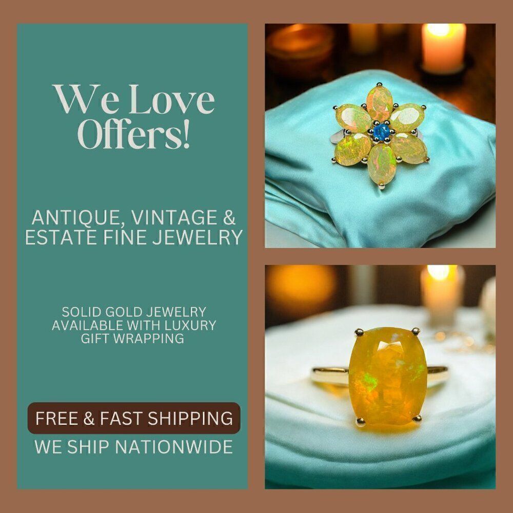 Vintage Estate & Antique Fine Jewelry Sale! Solid Gold 10k 14k 18k Fast Shipping